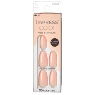 FAUX ONGLES IMPRESS COLOR BUBBLE KISS OVAL (IMC505)