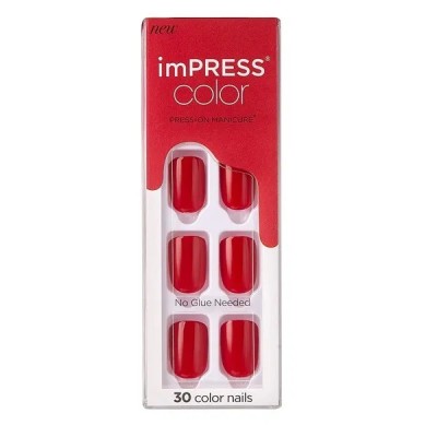 FAUX ONGLES IMPRESS COLOR MAINS REDDY OR NOT (KIMC013C)