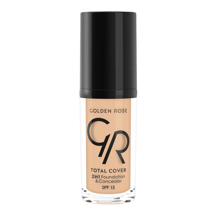 GOLDEN ROSE FOND DE TEINT ET CORRECTEUR " 2 EN 1 TOTAL COVER "