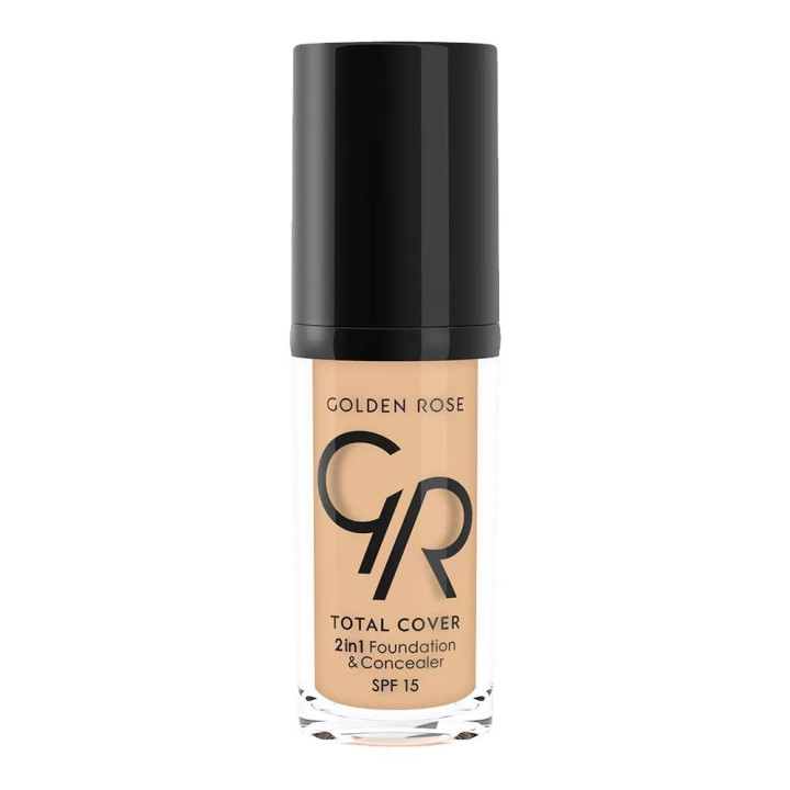 GOLDEN ROSE FOND DE TEINT ET CORRECTEUR " 2 EN 1 TOTAL COVER "
