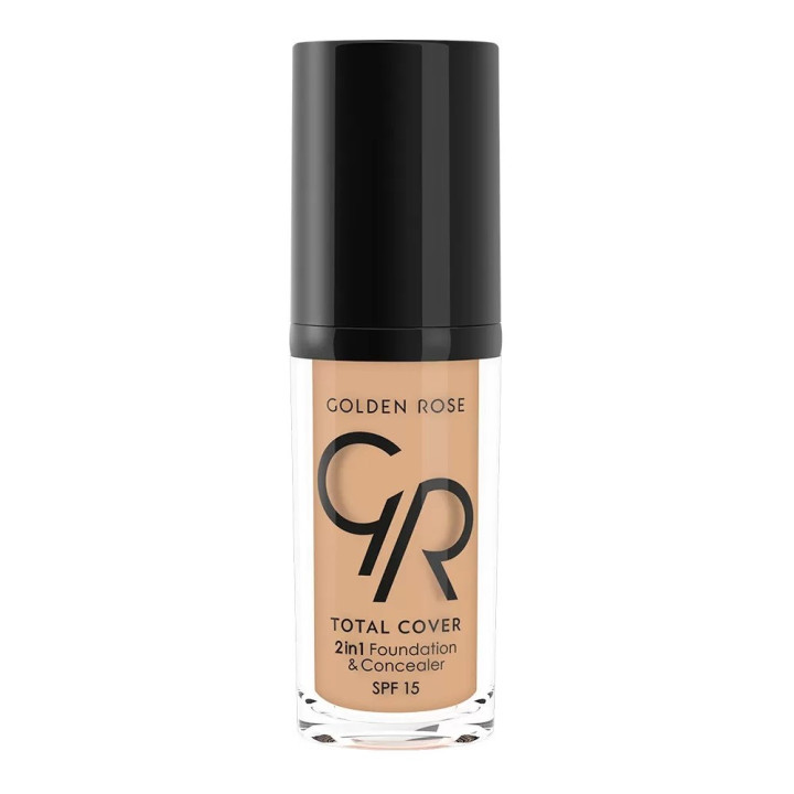 GOLDEN ROSE FOND DE TEINT ET CORRECTEUR " 2 EN 1 TOTAL COVER "