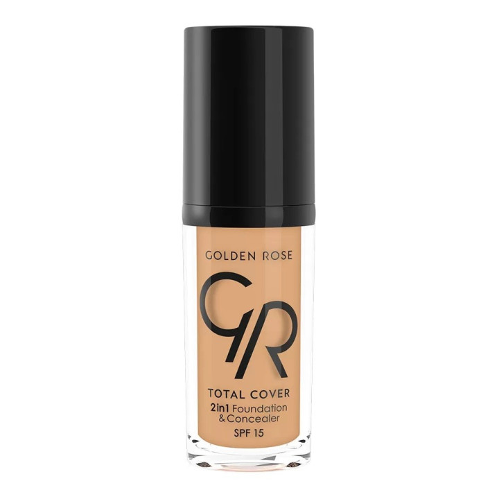 GOLDEN ROSE FOND DE TEINT ET CORRECTEUR " 2 EN 1 TOTAL COVER "