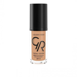 GOLDEN ROSE FOND DE TEINT ET CORRECTEUR " 2 EN 1 TOTAL COVER "