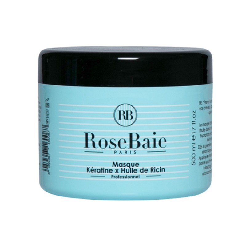 Masque Huile De Ricin X Kératine Rosebaie 500ML main image 0