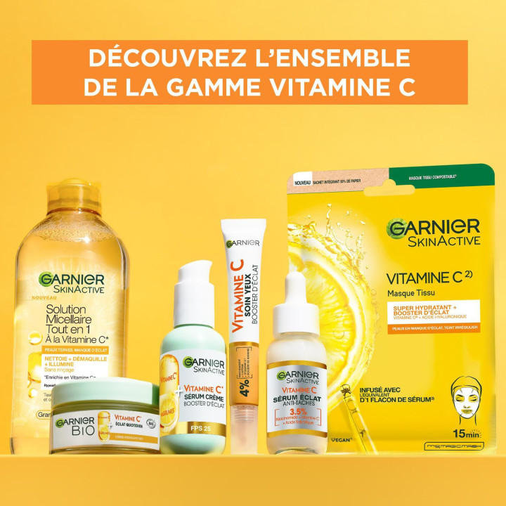GARNIER MASQUE TISSU VITAMIN C - Acheter en ligne |Yousarssif Tunisie