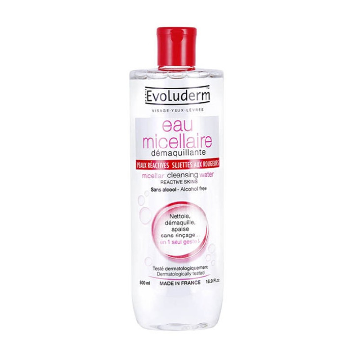 EVOLUDERM EAU MICELLAIRE PEAUX REACTIVES- Acheter en ligne| Yousarssif Tunisie