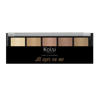KOLSI Eyeshadow Palette 5 Couleurs – Palette Fards à Paupières