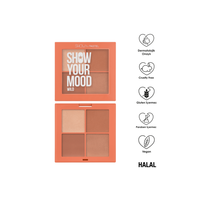 Palette Fard à Joues Show Your Mood Set Wild PASTEL | Yousarssif Tunisie Palette Fard à Joues Show Your Mood Set Wild PASTEL | Yousarssif Tunisie